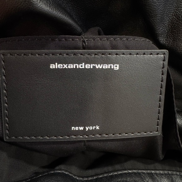 Alexander Wang Black Large Ryan Puff Shoulder Bag
